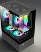 Корпус mATX Accord EM01 3xFRGB 