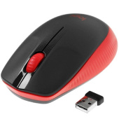 Мышь беспроводная Logitech M190 1000dpi b/red USB 