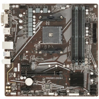 Плата AM4 Gigabyte A520M DS3H 4xDDR4 mATX 