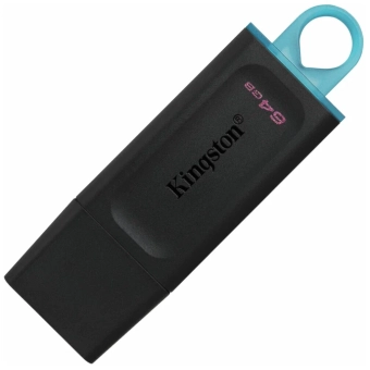 Флешка USB 64Gb Kingston DTX black/blue USB3.2 