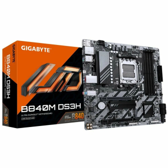 Плата AM5 Gigabyte B840M DS3H 4xDDR5 2xM.2 mATX 