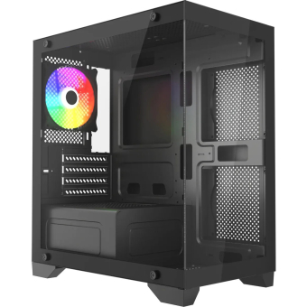 Корпус mATX Accord ACC-350-02B black 