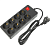 Сетевой фильтр 1,8м Buro 800SH-1.8-B 8 роз black 