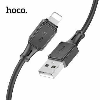 Кабель USB AM на iPhone 1м Hoco X90 2.4A black 