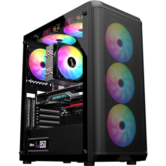 Корпус ATX Alseye Audin-BK black 