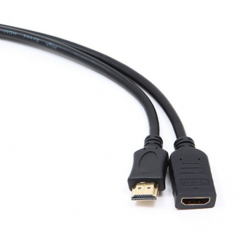 Кабель HDMI (M)-(F)  1.8m Cablexpert удлинитель 