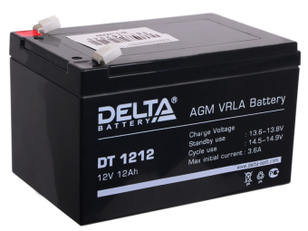 Аккумуляторная батарея 12V 12Ah Delta DT1212 