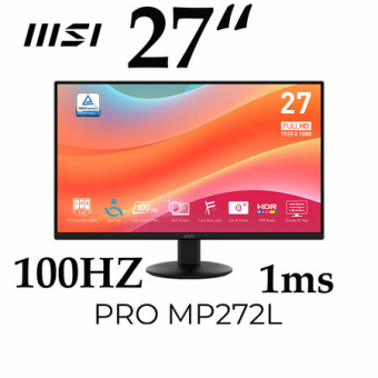 Монитор 27" MSI PRO MP272L IPS 100Hz HDMI DP 