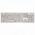 Клавиатура Hama Verano white slim USB 