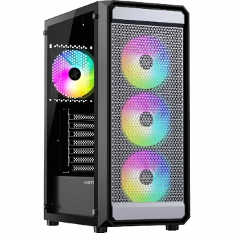 Корпус ATX XASTRA A403 4x120ARGB black 