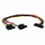 Разветвитель питания SATA на 2 Molex 