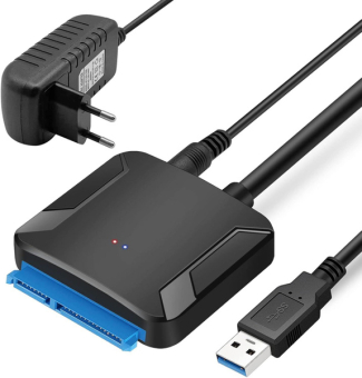 Внешний переходник SATA на USB для HDD 3.5" + БП 