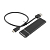 Внешний бокс M.2 PCI-E / SATA на USB3.1 black 
