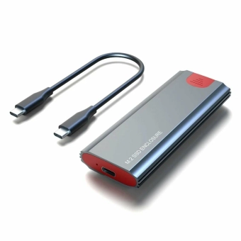 Внешний бокс M.2 PCI-E на USB3.1 grey 