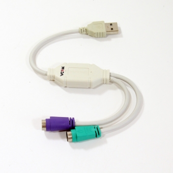 Переходник для клавиатуры и мыши PS/2 на USB 