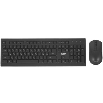 Клавиатура + мышь Acer OKR120 беспр black USB 
